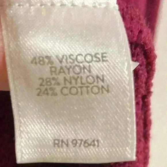 J jill sweater crewneck pullover burgundy long line XL Petite - Picture 5 of 5